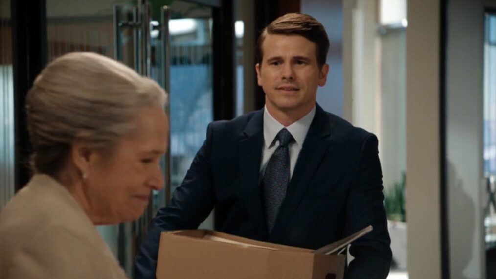 Jason Ritter and Kathy Bates in 'Matlock' Season 2