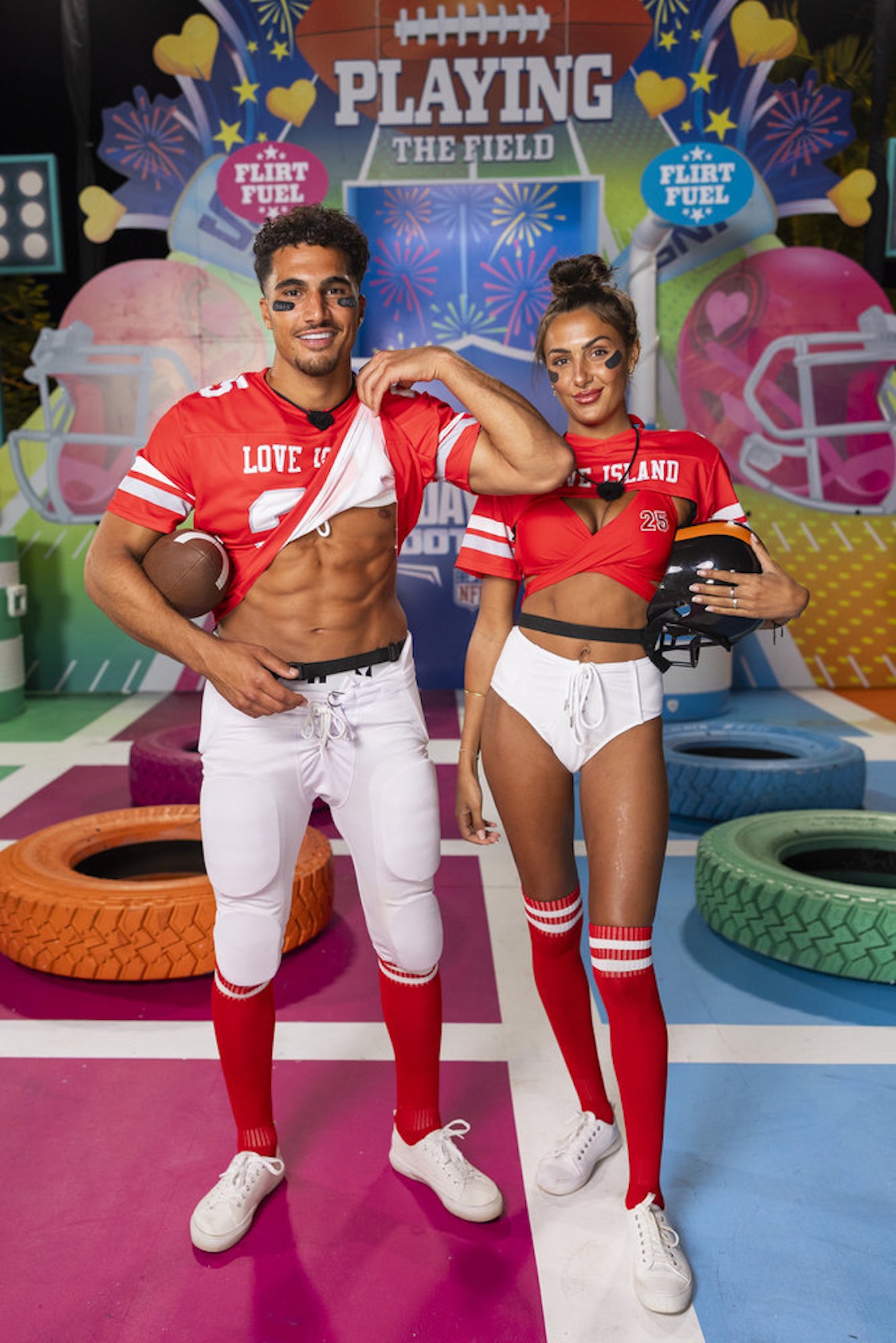 Mert Okatan, Netherlands & Belgium; Solène Favreau, France of 'Love Island Games' Season 2