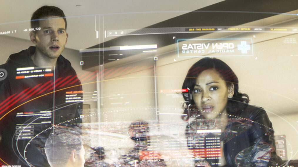 Stark Sands and Meagan Good in TV's 'Minority Report'