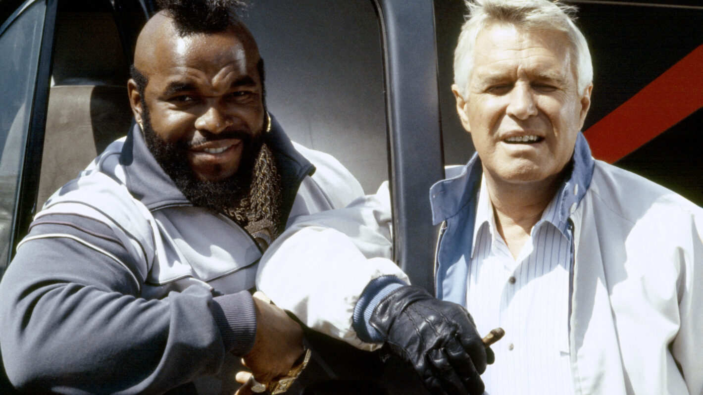 THE A-TEAM, Mr. T, George Peppard, 1983-1987