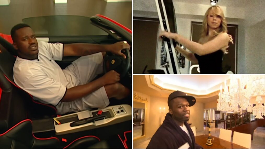 Shaquille O'Neal, Mariah Carey, and 50 Cent on 'MTV Cribs'