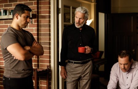 Gary Cole as NCIS Special Agent Alden Parker, Wilmer Valderrama as NCIS Special Agent Nicholas “Nick” Torres, and Sean Murray as Special Agent Timothy McGee — 'NCIS' Season 23 Premiere