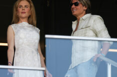 Actress Nicole Kidman and Singer Keith Urban look on during the FIFA Club World Cup 2025 group D match between Los Angeles Football Club and Esperance de Tunis at GEODIS Park on June 20, 2025 in Nashville, Tennessee.