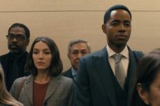 Ella Hunt and Jay Ellis in 'Not Suitable for Work'