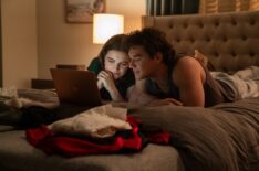 Ella Bright and Belmont Cameli as Hannah and Garrett in 'Off Campus'
