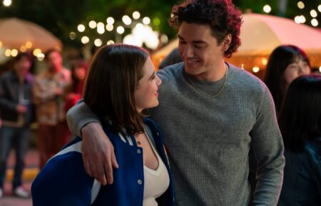 Ella Bright and Belmont Cameli as Hannah and Garrett in 'Off Campus'