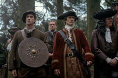 Terence Rae and Simon Merrells in 'Outlander: Blood of My Blood' Season 1