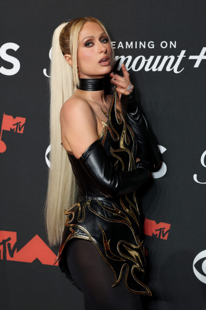 Paris Hilton attends the 2025 MTV Video Music Awards