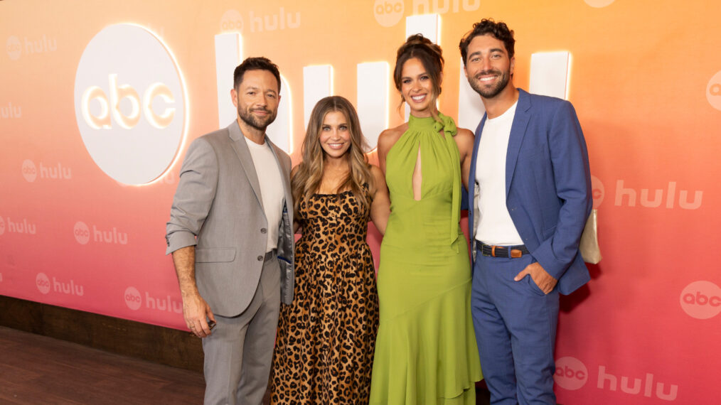 Pasha Pashkov, Danielle Fishel, Kelsey Anderson, and Joey Graziadei