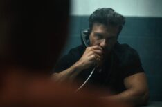 Frank Grillo's Rick Flag Sr. talks to Nicholas Hoult's Lex Luthor in 'Peacemaker' Season 2