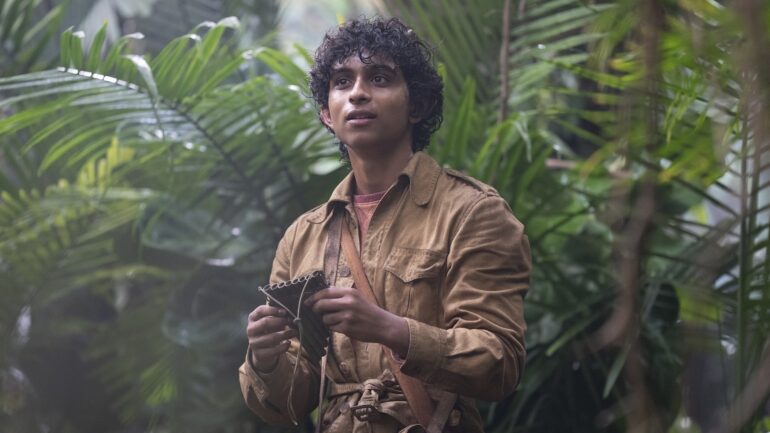 Aryan Simhadri as Grover in 'Percy Jackson and the Olympians' Season 2 Episode 1