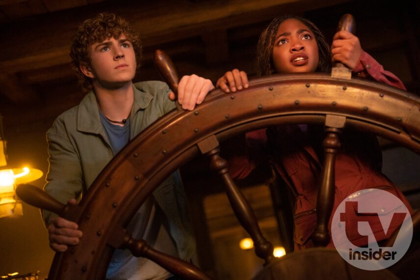 Walker Scobell as Percy and Leah Sava Jeffries as Annabeth — 'Percy Jackson and the Olympians' Season 2