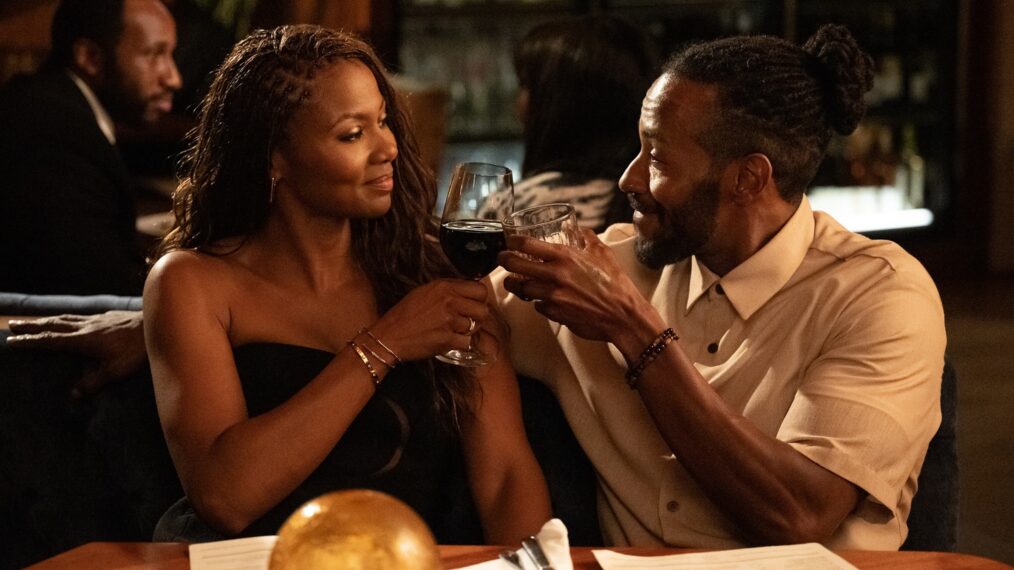 Emayatzy Corinealdi and McKinley Freeman in 'Reasonable Doubt' Season 3