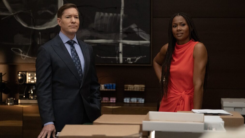 Joseph Sikora and Emayatzy Corinealdi in 'Reasonable Doubt' Season 3