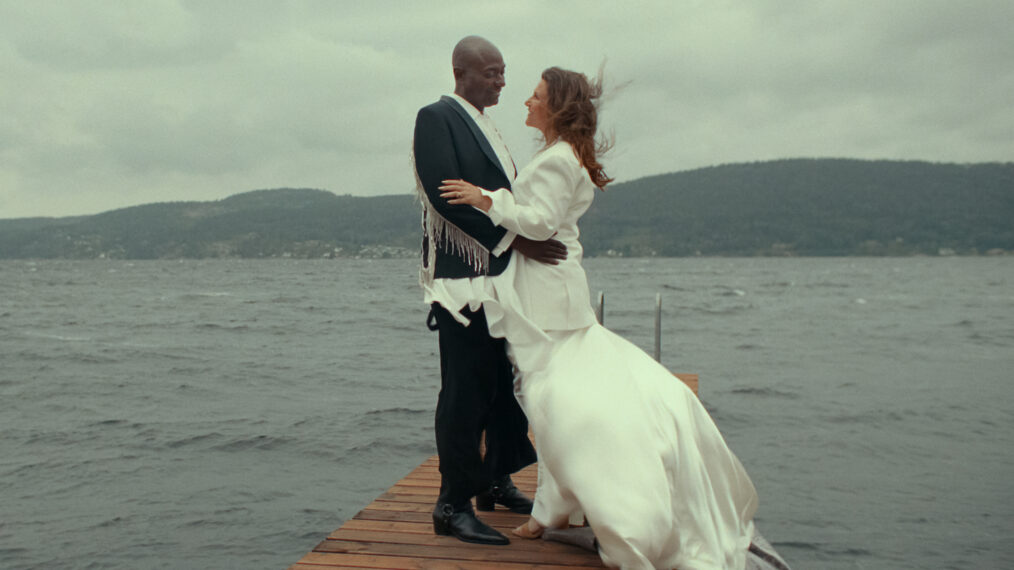 Shaman Durek Verrett and Märtha Louise at their wedding in 'Rebel Royals: An Unlikely Love Story'