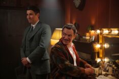 Robert James-Collier, Dominic West as Thomas and Guy in 'Downton Abbey: The Grand Finale'