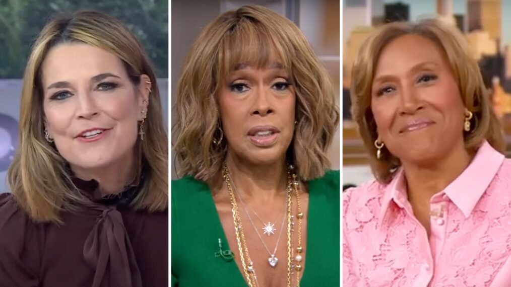 Savannah Guthrie, Gayle King, and Robin Roberts