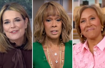 Savannah Guthrie, Gayle King, and Robin Roberts