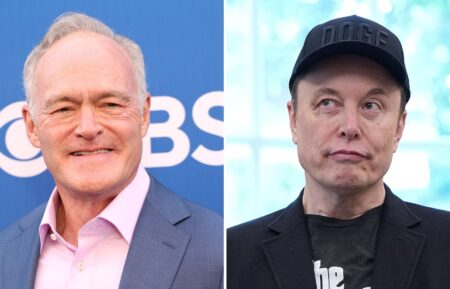 Scott Pelley and Elon Musk