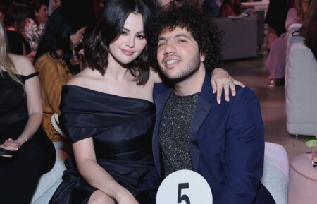 Selena Gomez and Benny Blanco attend the Second Annual Rare Impact Fund Benefit Supporting Youth Mental Health