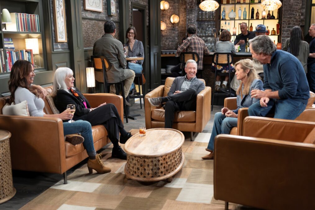 DEBBE DUNNING, PATRICIA RICHARDSON, TIM ALLEN, NANCY TRAVIS, RICHARD KARN, SHIFTING GEARS Season 2, Episode 1 – “Secret”