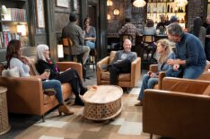 DEBBE DUNNING, PATRICIA RICHARDSON, TIM ALLEN, NANCY TRAVIS, RICHARD KARN, SHIFTING GEARS Season 2, Episode 1 – “Secret”