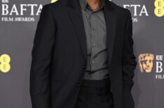 Sope Dirisu attends the 2025 EE BAFTA Film Awards at The Royal Festival Hall on February 16, 2025 in London, England.