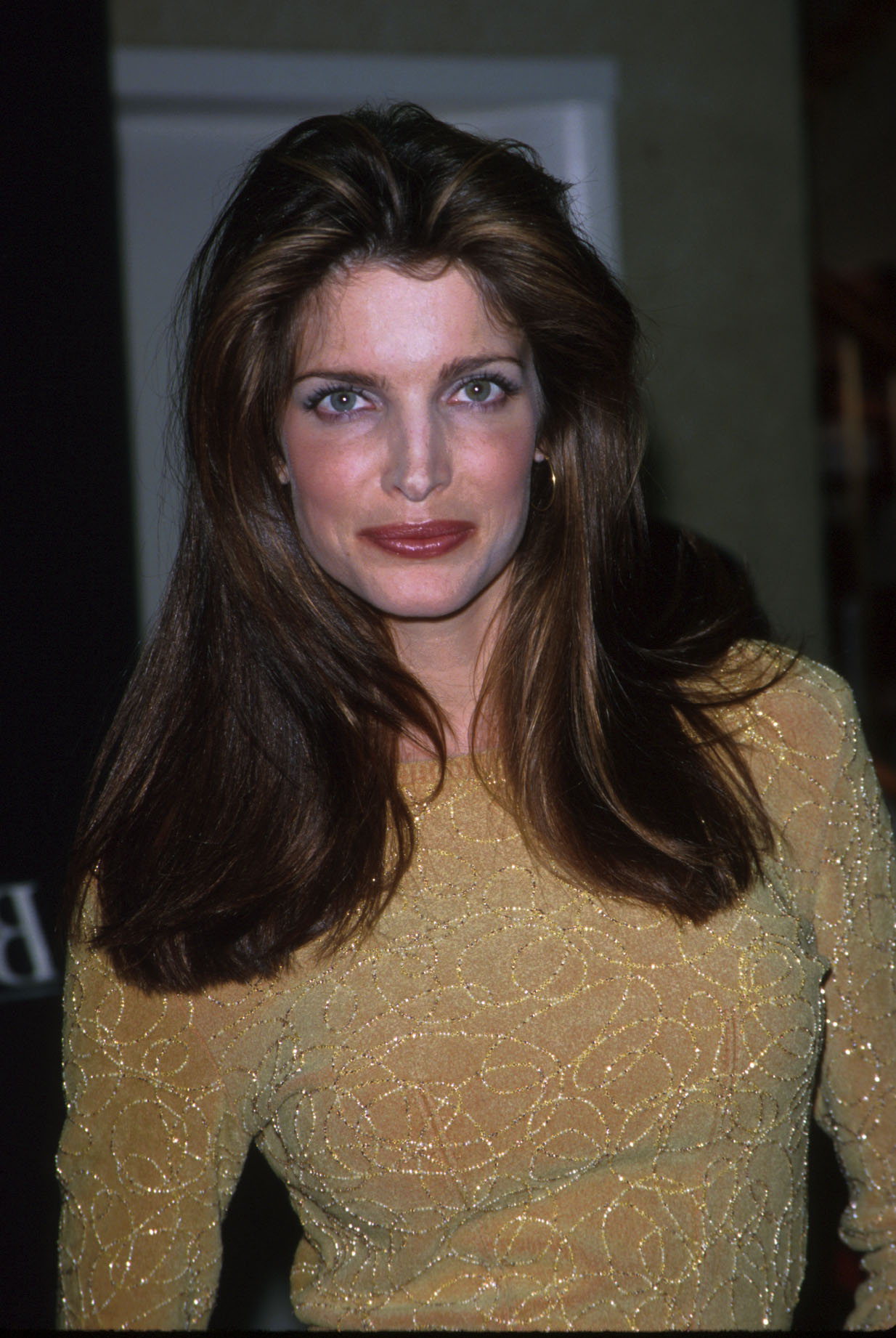Supermodel Stephanie Seymour appears at Barnes & Noble in New York City for her book signing 