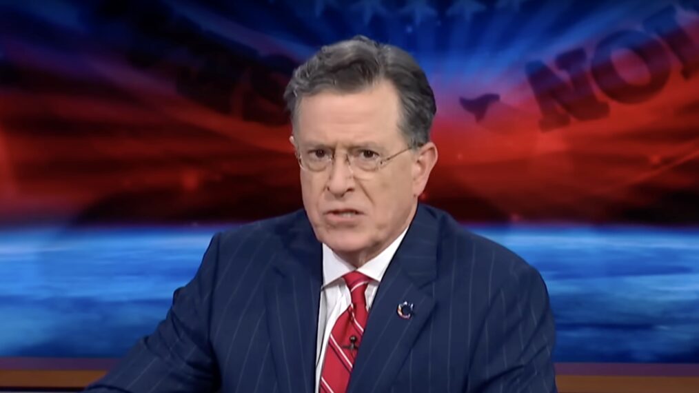 Colbert Rips Into Trump Over Kimmel & Resurrects 'Colbert Report' Persona