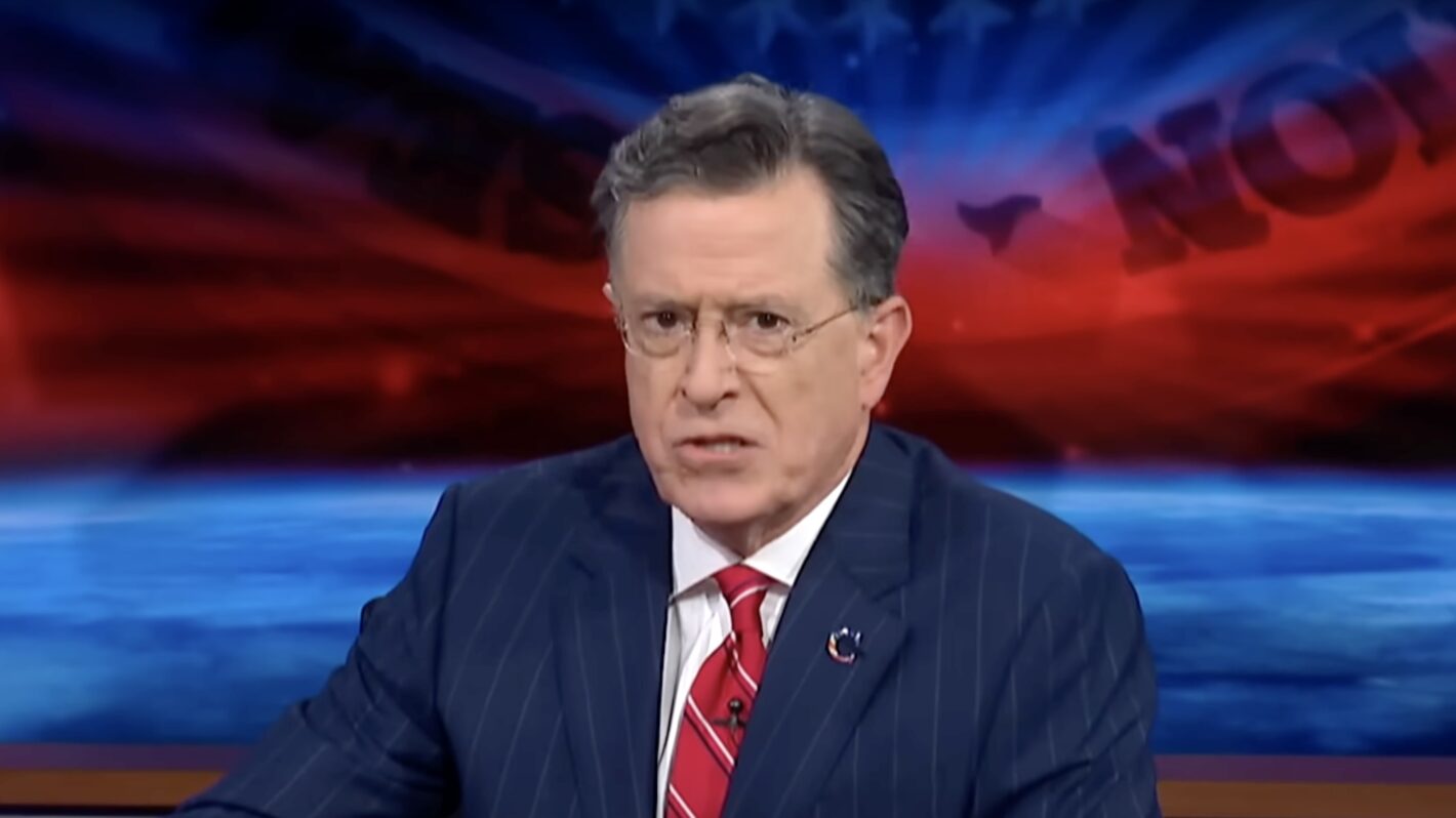 Colbert Rips Into Trump Over Kimmel & Resurrects 'Colbert Report' Persona