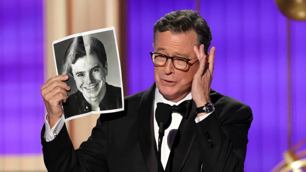 Stephen Colbert speaks onstage during the 77th Primetime Emmy Awards at Peacock Theater on September 14, 2025 in Los Angeles, California.