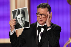 Stephen Colbert speaks onstage during the 77th Primetime Emmy Awards at Peacock Theater on September 14, 2025 in Los Angeles, California.