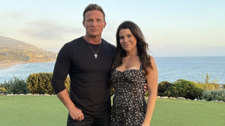 Steve Burton and Michelle Lundstrom in Hawaii