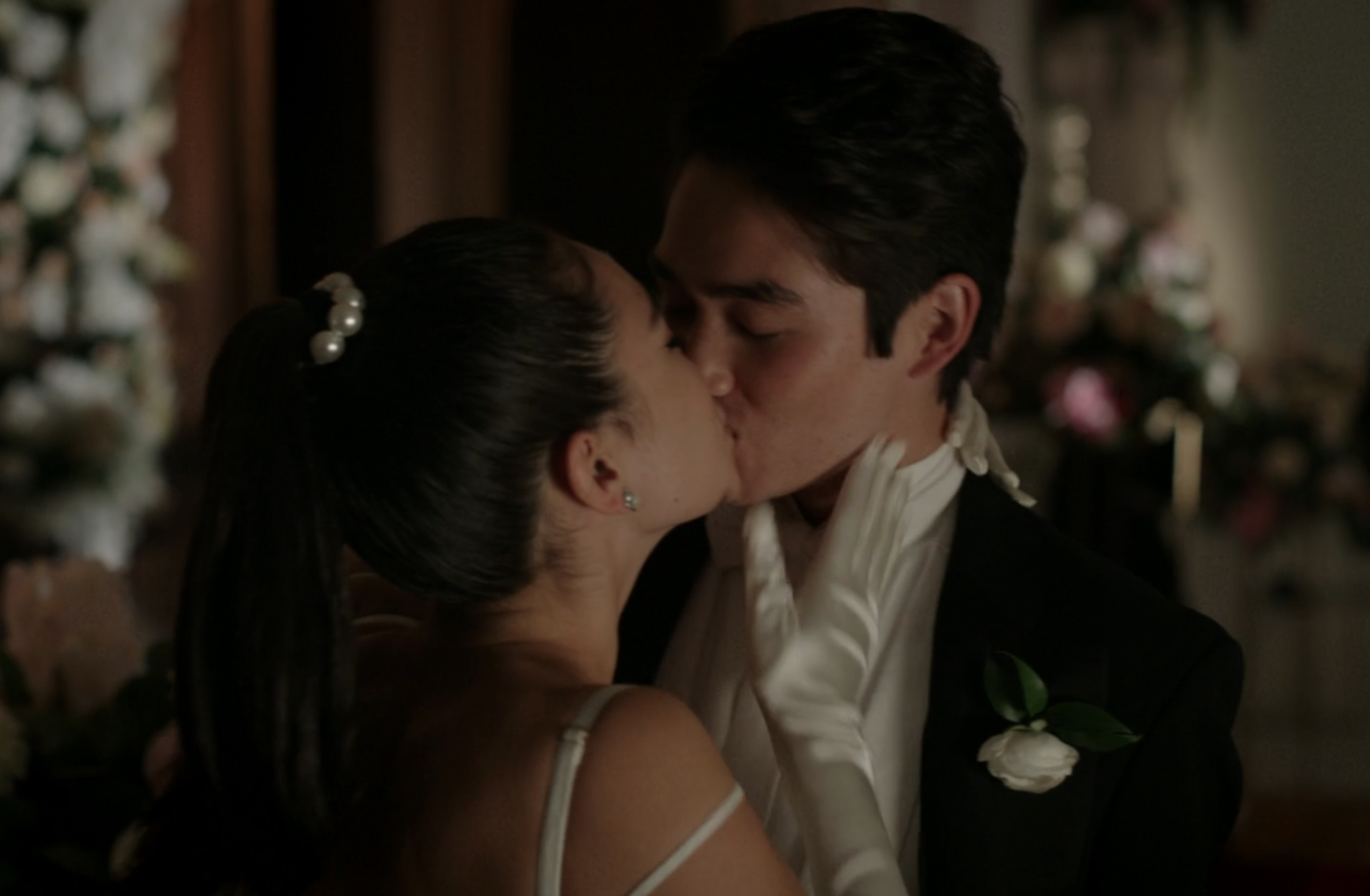 Sean Kaufman and Minnie Mills as Steven and Shayla in 'The Summer I Turned Pretty' Season 1 Episode 7