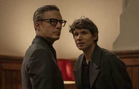 Nicholas Denton as Guy Anatole and Justin Kirk as Raglan James in 'Talamasca: The Secret Order' Season 1 Episode 4