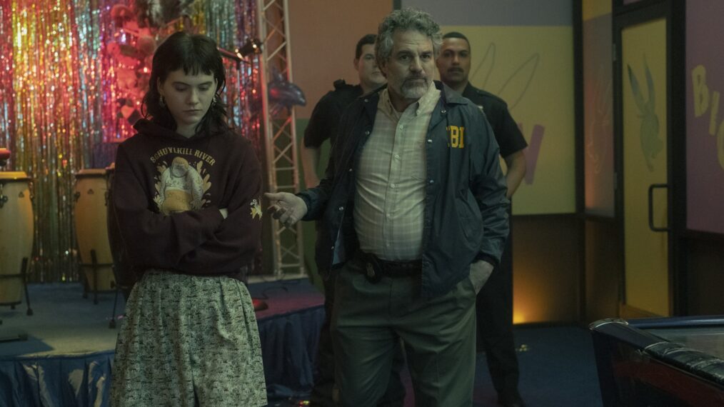 Emilia Jones and Mark Ruffalo in 'Task'