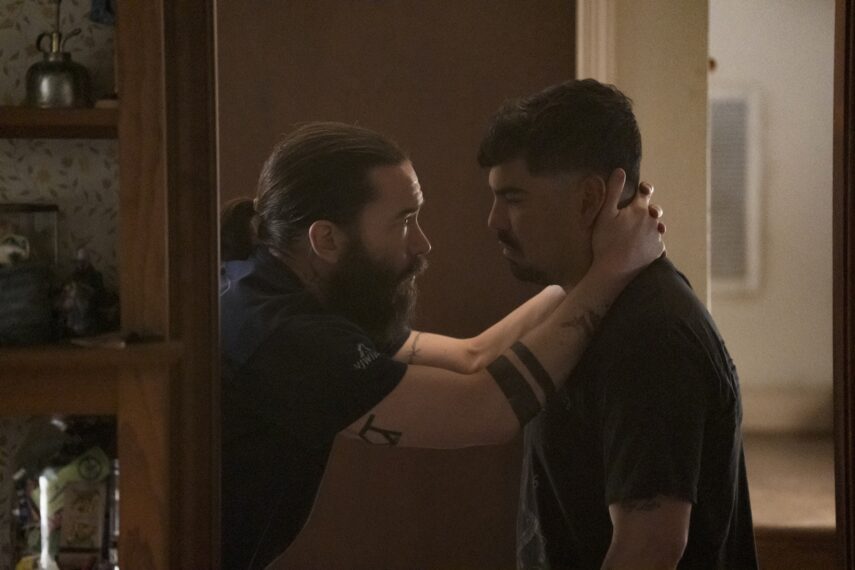Tom Pelphrey and Raul Castillo in 'Task' Season 1
