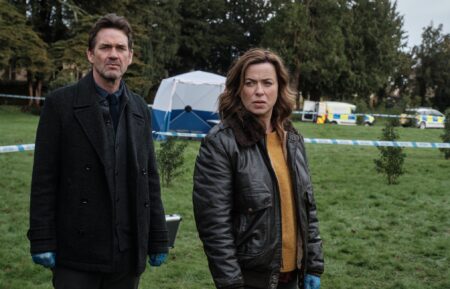 Dougray Scott as Lou and Eve Myles as Jeanette — 'The Crow Girl'