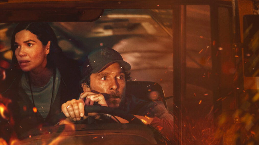 America Ferrera and Matthew McConaughey in 'The Lost Bus'