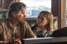 Ethan Hawke and Ryan Kiera Armstrong in 'The Lowdown' Season 1