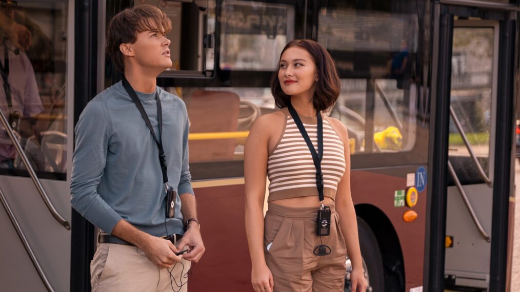 Christopher Briney and Lola Tung in 'The Summer I Turned Pretty'