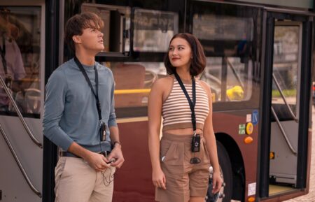 Christopher Briney and Lola Tung in 'The Summer I Turned Pretty'