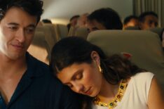 Tom Blyth as Alex and Emily Bader as Poppy in 'People We Meet on Vacation'