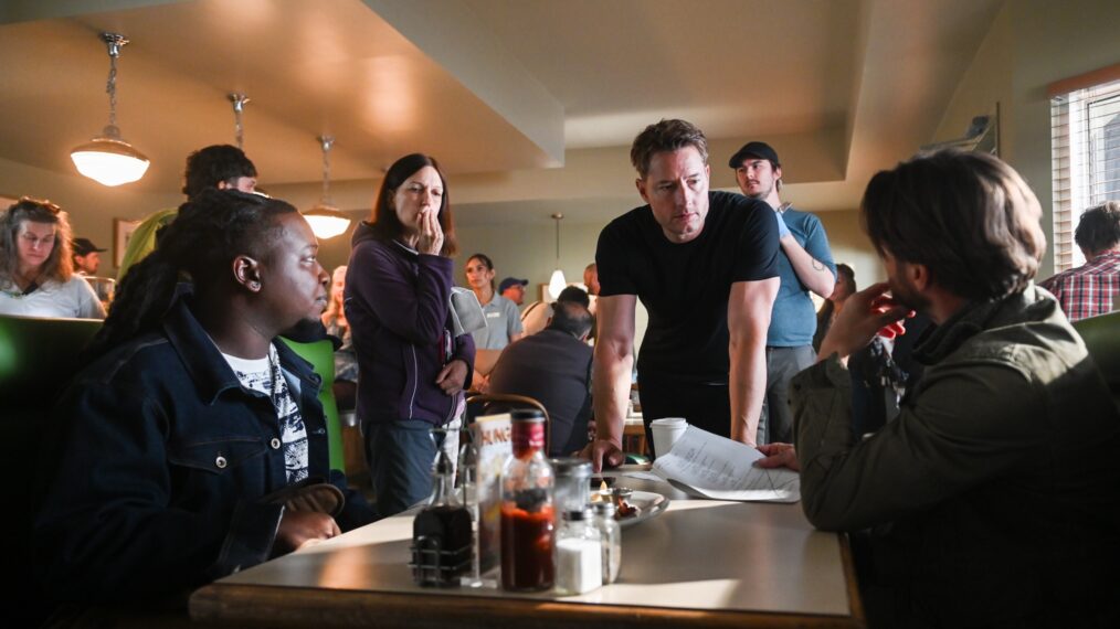 Chris Lee as Randy and Justin Hartley as Colter Shaw — 'Tracker' Season 3 Episode 2 