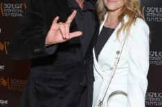 Troy Kotsur and Deanne Bray attend 2024 SignLight International Film Festival - Awards Night Gala at Pacific Design Center on April 20, 2024 in West Hollywood, California.