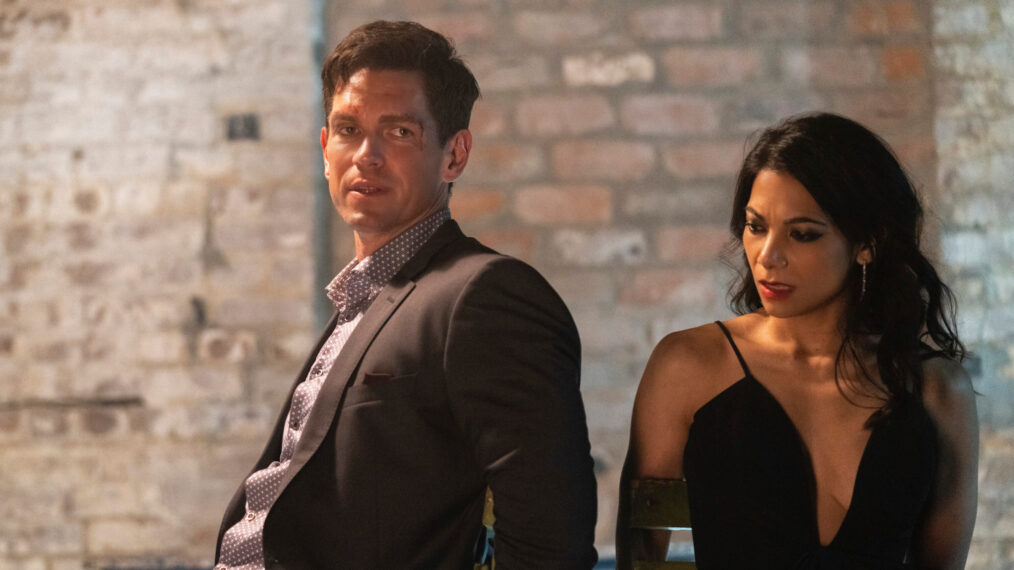 Steve Howey and Ginger Gonzaga in TV's 'True Lies'