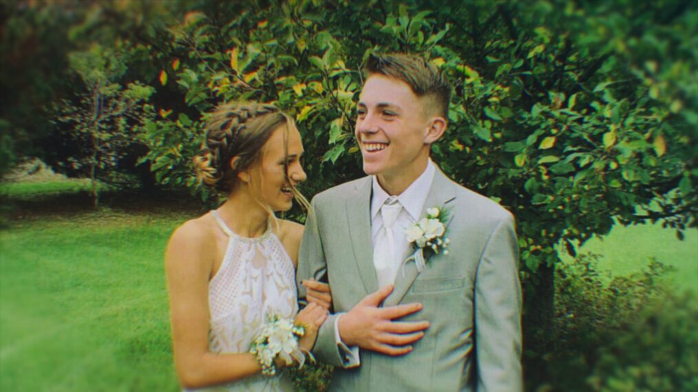 Lauryn Licari and Owen McKenny in 'Unknown Number: The High School Catfish.'