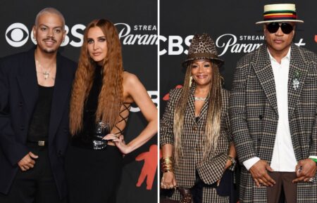 Evan Ross and Ashlee Simpson, Simone Smith and LL Cool J at the 2025 MTV Video Music Awards