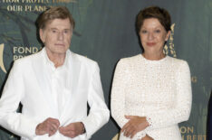 Robert Redford and Sibylle Szaggars attend ' The Prince Albert II of Monaco Foundation's 2021 award ceremony