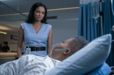 Rochelle Aytes as Dr. Mary Morstan and Juanita Jennings as Elizabeth Morstan — 'Watson' Season 2 Premiere 'A Son in the Oven'